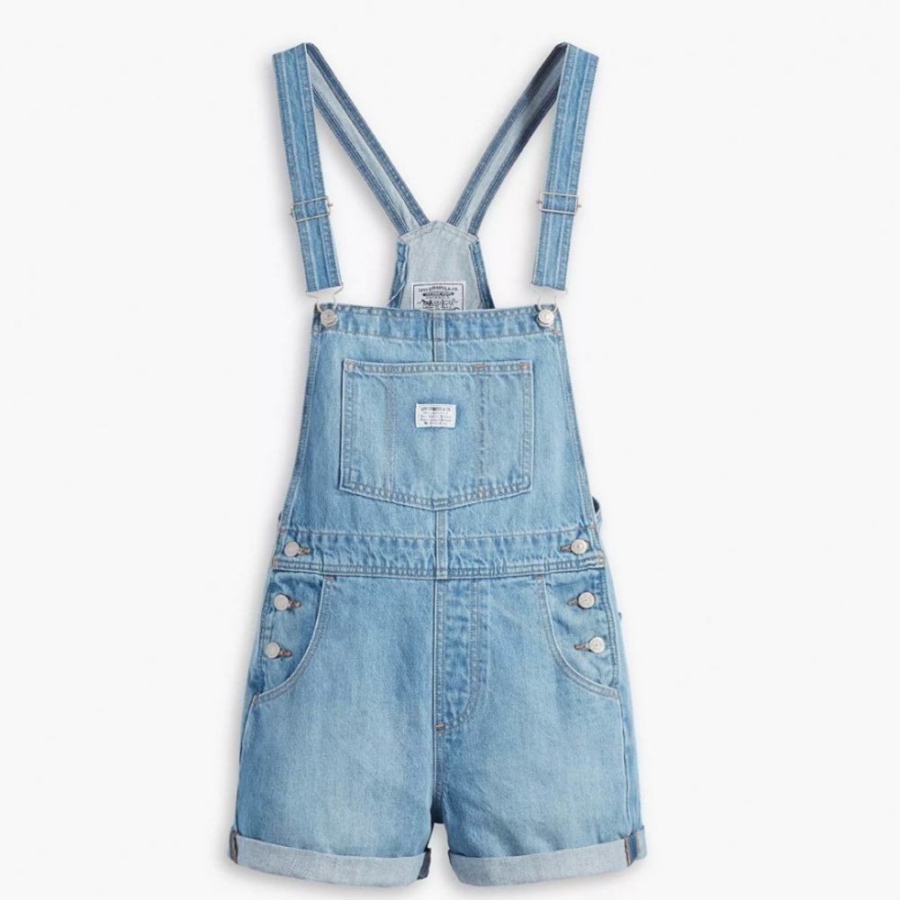 Top Coastal Overall Shorts size Medium